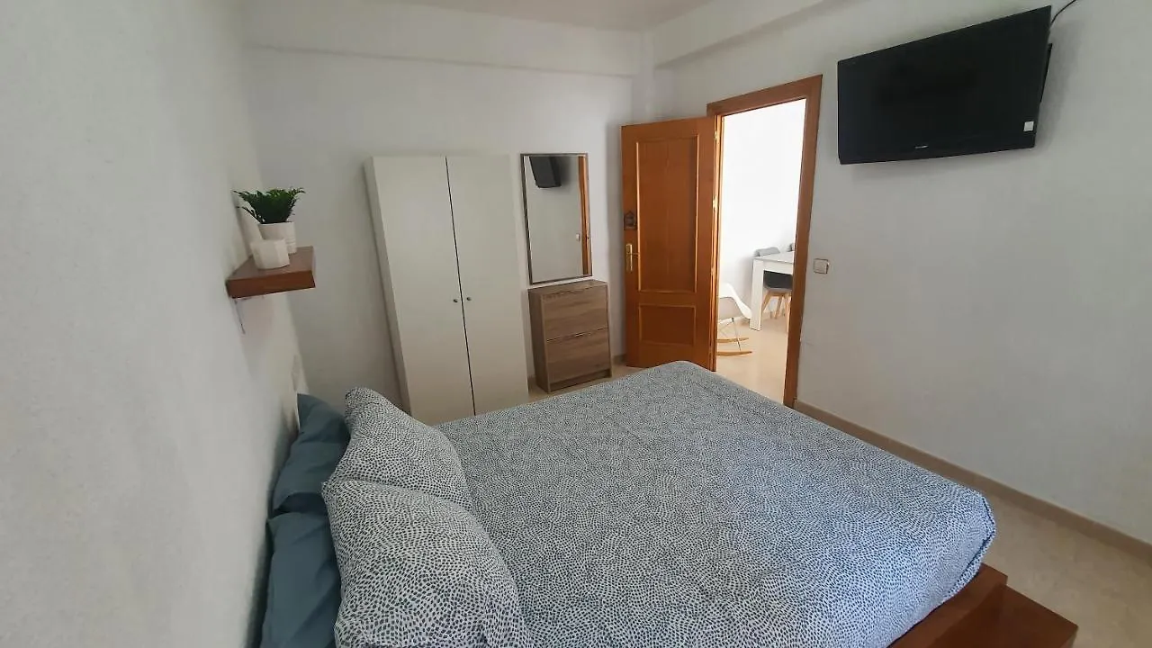 Apartamento centro playa estación de tren Málaga España